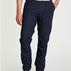 Relwen Men's 32 Dark Navy Flyweight Flex Chino Pants Athleisure Casual Comfy